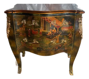 Chinoserie Bombe Chest
