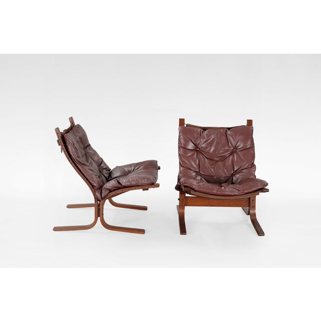 This set of Siesta Chairs is designed by Ingmar Relling and produced by the Norwegian company Westnofa. The chairs are in...
