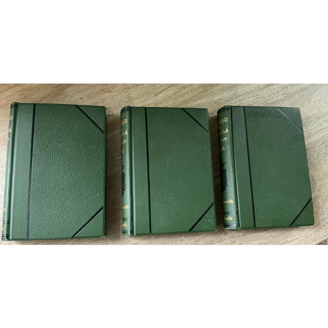 Green 19th Century Antique j.b. Lippincott "Ferdinand and Isabella" - Complete 3-Volume Set For Sale - Image 8 of 18