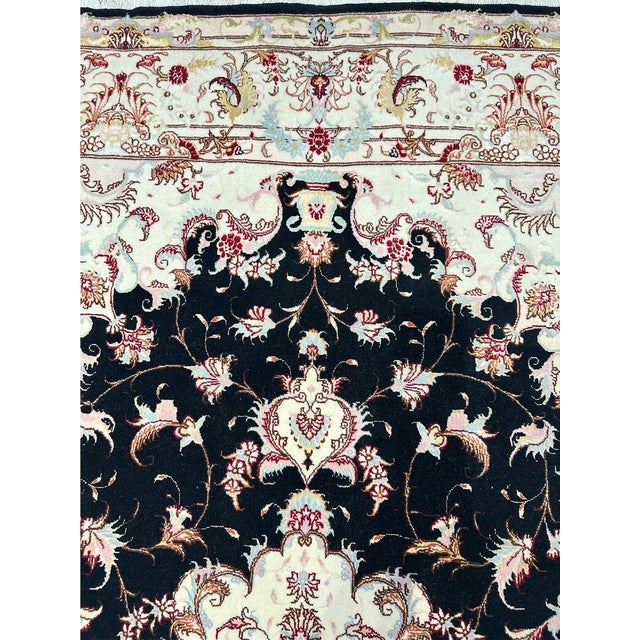 5x6 Persian Tabriz Masterpiece Rug - 502279 For Sale - Image 11 of 12
