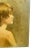 Vintage Oil on Canvas Portrait Painting of a Nude in Tones of Celadon and Bronze, Dated 1969 Signed Clara Snyder For Sale - Image 4 of 9