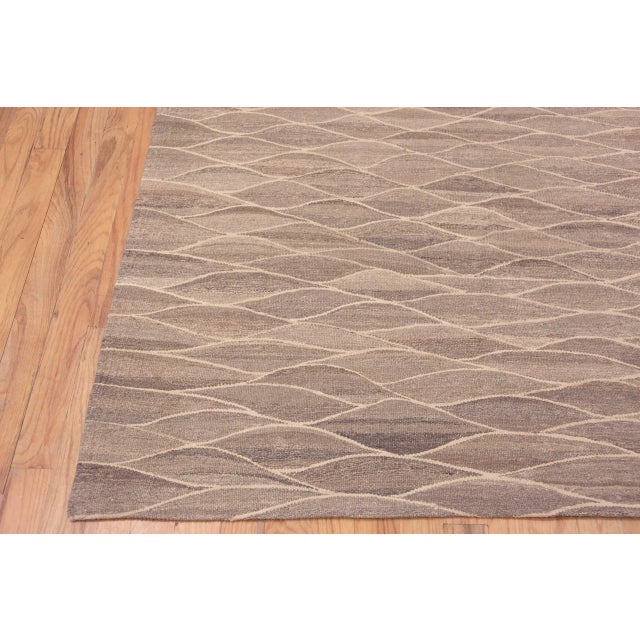 Nazmiyal Collection Modern Kilim Runner Rug For Sale - Image 9 of 9