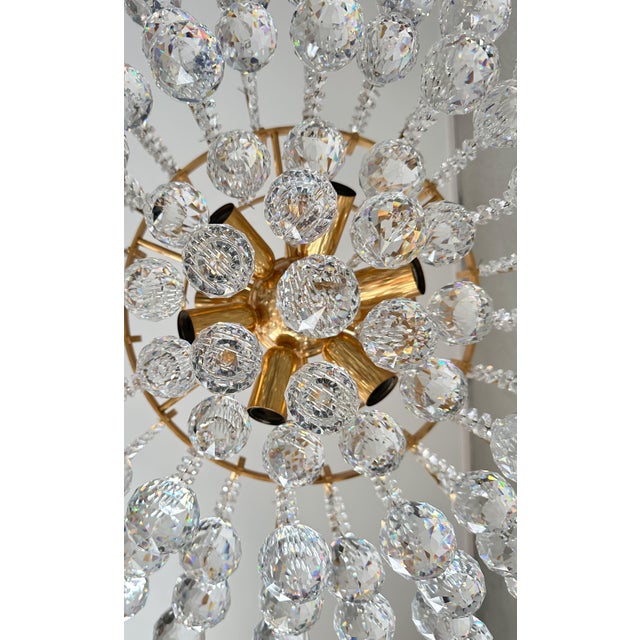 Mid-Century Modern Vintage Chandelier by Christoph Palme, 1970s For Sale - Image 3 of 14