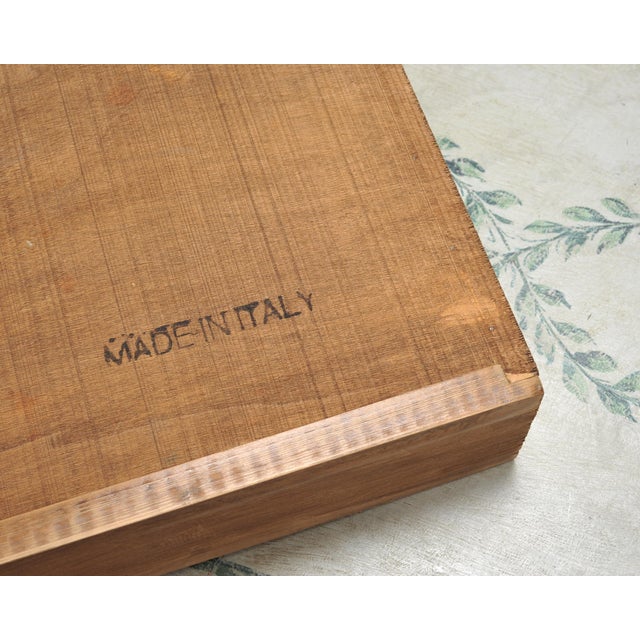 Wood Venetian Painted Country Italian Provincial Writing Table Desk For Sale - Image 7 of 18