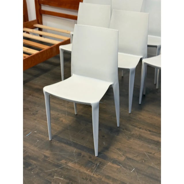 Light Gray Mario Bellini for Heller Side Chairs, Set of Eight For Sale - Image 8 of 14