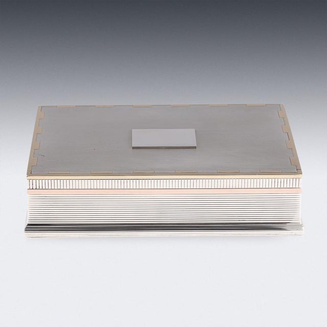 1930s 20th Century English Two-Tone Gold Cigar Box from Asprey & Co, London, 1937 For Sale - Image 5 of 18