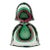 1950s MCM Murano Sommerso Teqnique Art Glass Sculpture Perfume Bottle Signed For Sale