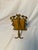 Metal French, Antique, Art Nouveau Brass Frame For Sale - Image 7 of 8