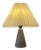Small Vintage Scandinavian Fluted Ceramic Table Lamp by Elisabeth Loholt, 1950s For Sale