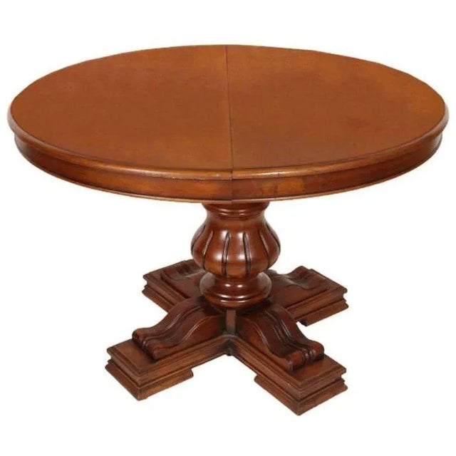 Round Vintage Extendable Table by Michele Bonciani For Sale - Image 4 of 4