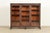 R. J. Horner Style Victorian Carved Oak Glass Front Triple Bookcase, Circa 1890s For Sale - Image 12 of 12