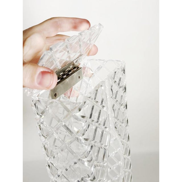 1970s Vintage Acrylic Glass Tissue Holder, France, 1970 For Sale - Image 5 of 12