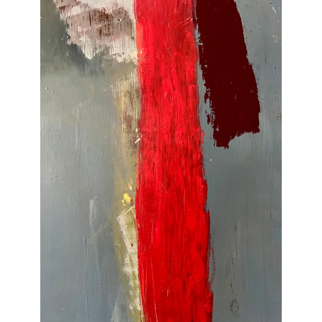 2020s Flower Abstraction, Painting on Wood For Sale - Image 5 of 8