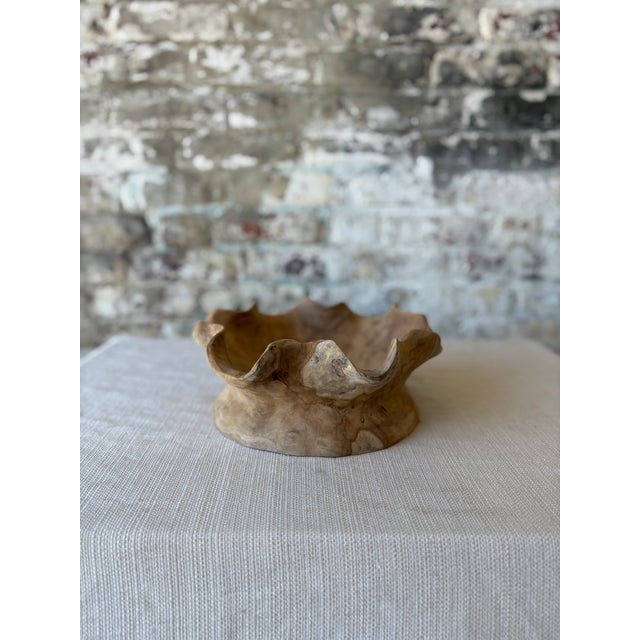 2000 - 2009 Large Wood Bowls [2 Available] For Sale - Image 5 of 9