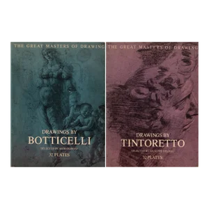 Drawings by Bottichelli (1968) and Drawings by Tintoretto (1969), Two Art Books