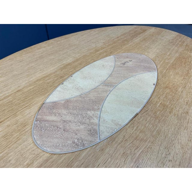 Vintage Oval Beech Coffee Table, 1980s For Sale - Image 6 of 14