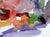 1980s Red Flowers Abstract Still Life Watercolor on Paper, Signed, 1980s by Les Anderson For Sale - Image 5 of 5