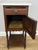 Antique French Oak Bedside Table with Marble Top For Sale - Image 12 of 16