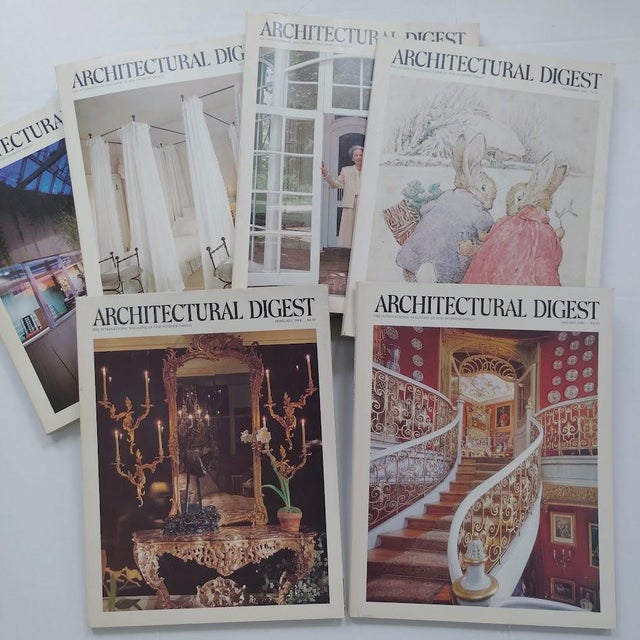 Great for Coffee Table Decor or Collectors who love Timeless Interior Design. Lot of 6 Issues: November 1983 December 1983...
