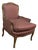 French Country Louis XV Style Bergère Chair For Sale
