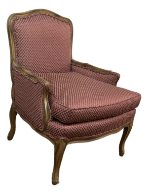 French Country Louis XV Style Bergère Chair