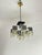 Mid-Century Modern 7-Light Chandelier Cubic Model attributed to Gaetano Sciolari, 1970s For Sale - Image 3 of 14