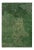 Handknotted Bursting Meadow Rug in Green - 4'x7' For Sale