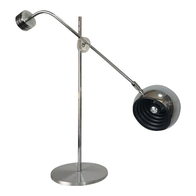 Large Vintage Lamp with Counterweight, 1970s For Sale