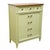 Bassett Bassett Furniture Ticino Collection Cream Painted 36" Chest of Drawers W. Solid Cherry Top 238-96-251 For Sale - Image 4 of 13