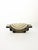 Elegant French catchall dating from the 1940s, crafted from thick smoky-tinted molded glass. The piece features a...