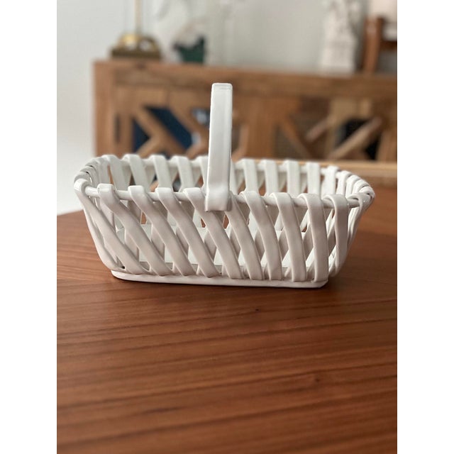 A-tisket a-tasket it’s a ceramic Italian basket and it's just in time for your Springtime tablescape. Fill it with fruit,...