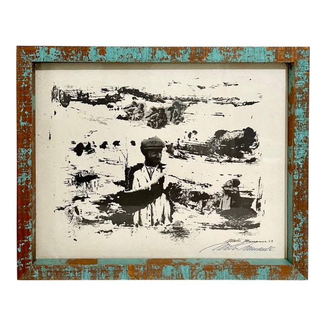 Mateo Manaure1963 Venezuelan Modernist Mixed Media Photo Print Mateo Manaure Photograph Art, 1963 For Sale