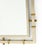 Maison Jansen Maison Jansen Style Steel & Brass Mirror For Sale - Image 4 of 5