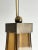 Metal Mid-Century Italian Ceiling Light in Acrylic Glass & Brass, 1960s For Sale - Image 7 of 9