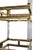 Brass and Acrylic Glass Bookcase, 1980s For Sale - Image 3 of 5