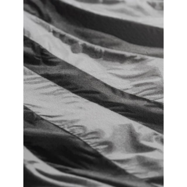 Robert Longo Untitled (Falling Flag) Floated in Ebony Stained Wooden Frame & Museum Plexi For Sale - Image 4 of 10