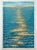 Golden Hour Ocean Reflection | Original Textured Oil Painting — Unstretched, by Samuel H. (24" X 36") For Sale - Image 4 of 6