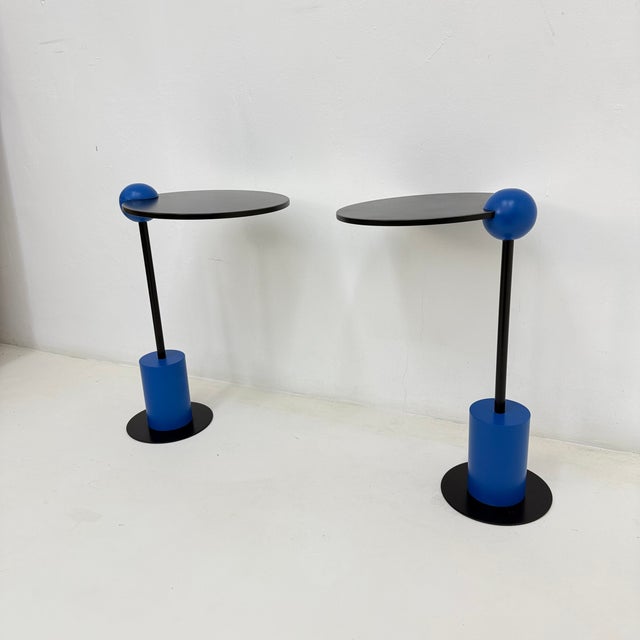 Side Tables by Edward Geluk for Arco, 1980s, Set of 2 For Sale - Image 17 of 18