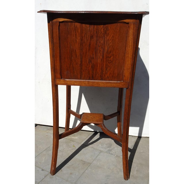 Art Nouveau Arts and Crafts Display Cabinet, 1890s For Sale - Image 9 of 18