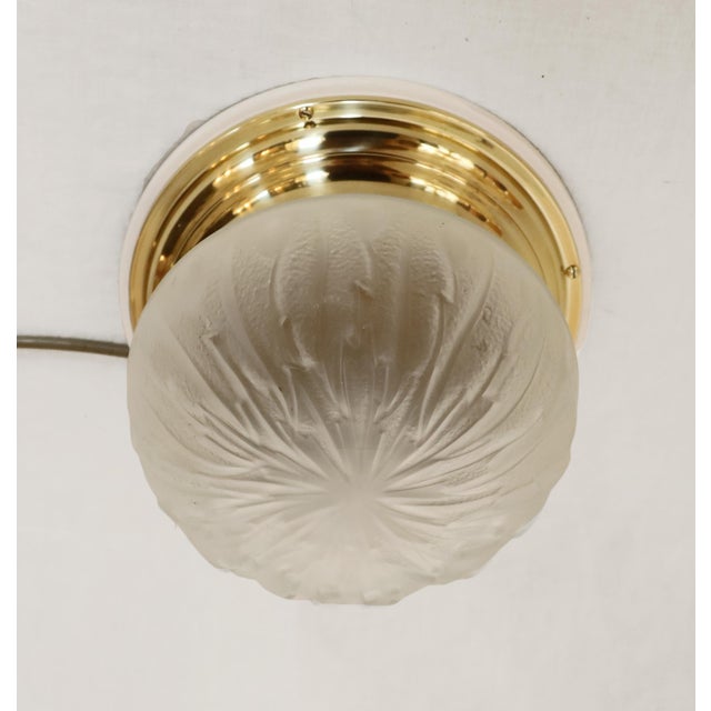 1980s Art Nouveau Art Deco Ceiling Lamp, 1890s For Sale - Image 5 of 6