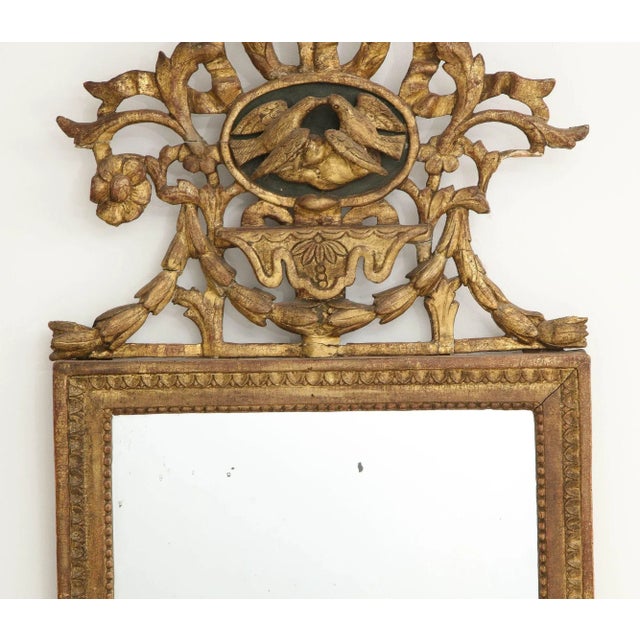Mirror With Lovebird Crown For Sale - Image 10 of 13