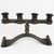 Black Charles Piguet Modernist Wrought Iron Candelabras Candle Holders For Sale - Image 8 of 12