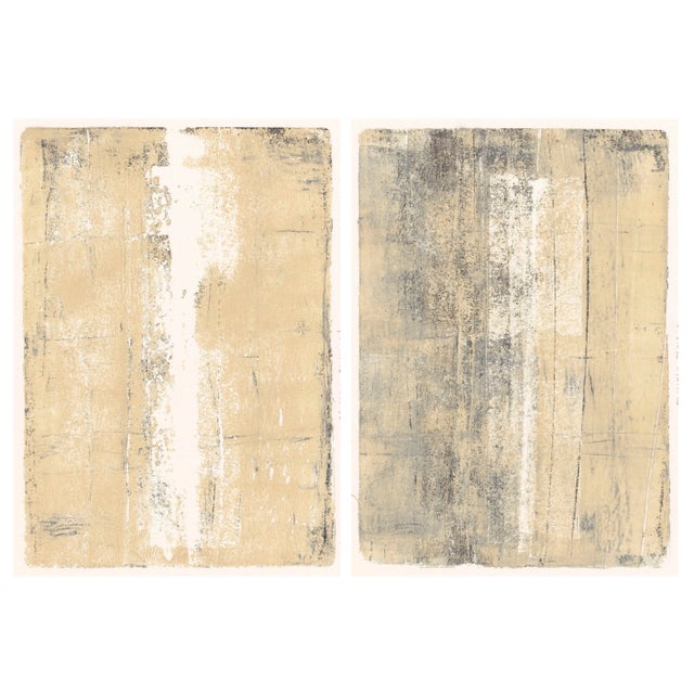 Paper Presidio Play Set of 16 Abstract Print 10*14 Neutral by Carrie Bergey For Sale - Image 7 of 12