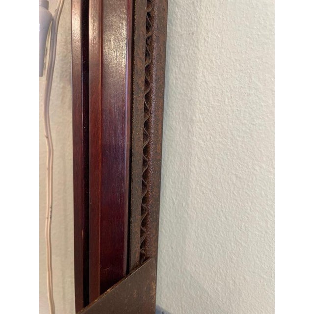 Wooden and Iron Bookshelf with 4 Uprights and Adjustable Shelves, 1970s For Sale - Image 14 of 18