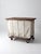 Vintage Dandux Industrial Laundry Cart With Wood Top For Sale - Image 17 of 18