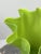 Vintage Lime Green Handblown Glass Undulating Vessel, Circa 1960s For Sale - Image 13 of 17