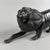 Black Vintage Modernist Ebonized Wood Lion, 1960s For Sale - Image 8 of 15