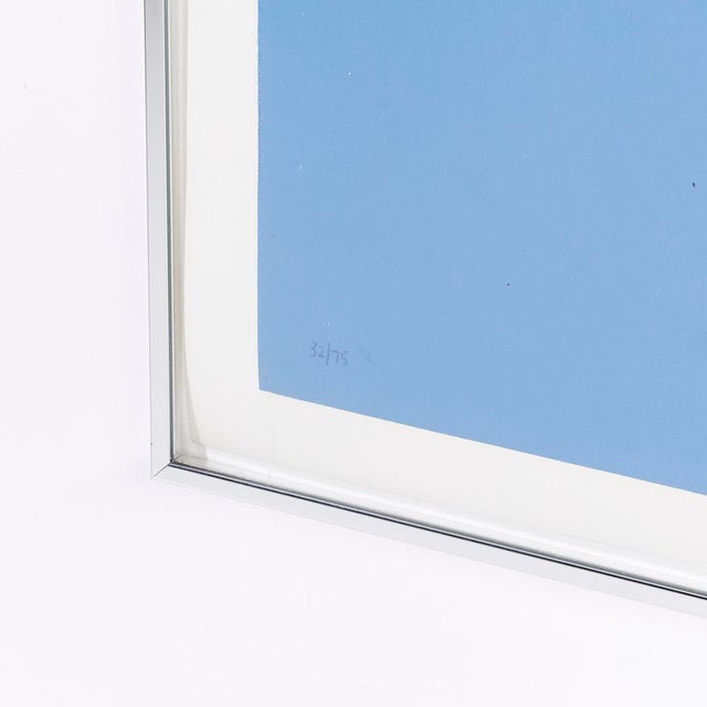 Herbert Bayer Herbert Bayer Mid Century Art Red Transparency 1973 Screenprint For Sale - Image 4 of 5