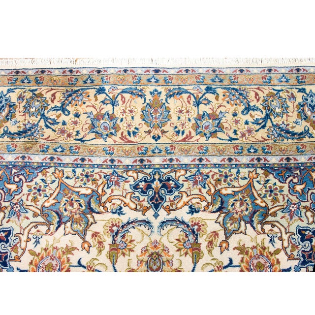 Mid 20th Century Persian Kashan Rug For Sale - Image 4 of 16