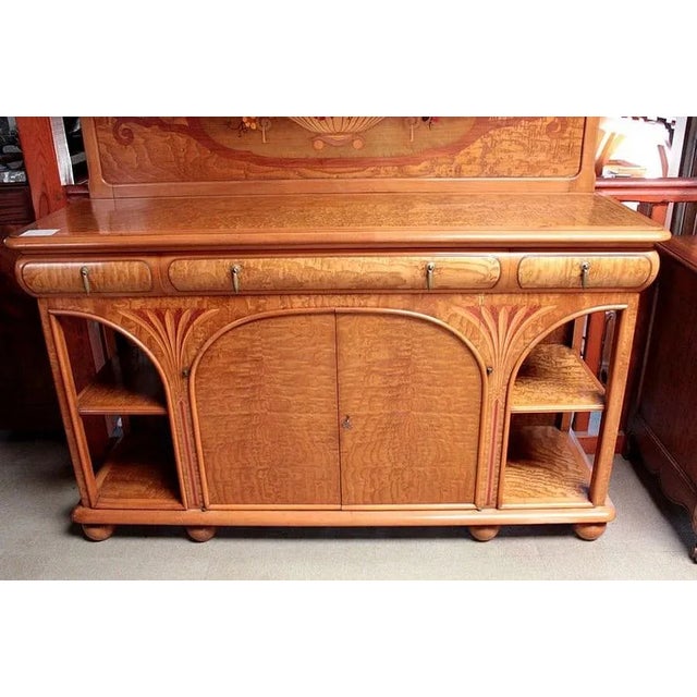 Wood Art Nouveau Sideboard, 1900s For Sale - Image 7 of 9
